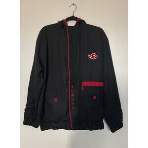 NARUTO | Men's Sports Jacket With Zipper and Preta Bag | Size G (L)